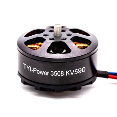 China Use for 6s Drone 3508 KV590 KV400 Brushless DC Motor Outrunner Electric Motor for RC Flat Quadcopter for sale