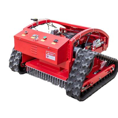 China 2-Stroke HT750 Gasoline Robot Lawn Mower Remote Control Lawn Mower For Agriculture for sale