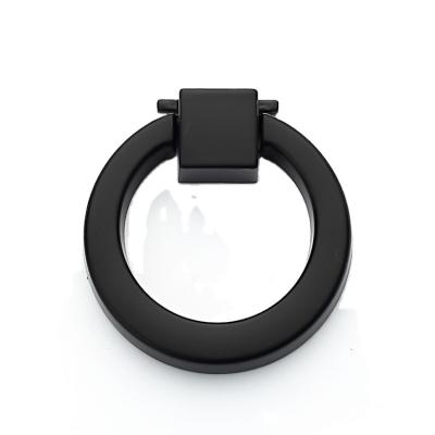 China Filta Matt Black Furniture Contemporary Drawer Ring Pulls for sale