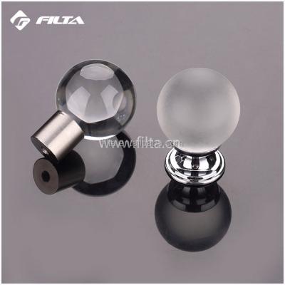 China Furniture Handle & Hot Sale Button Crystal Cabinet Knobs With Different Color And Size 1563 for sale