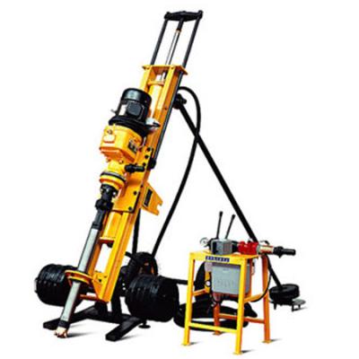 China Bracket type HQD100 high efficiency electric dth drilling rig cheap price 4KW for sale