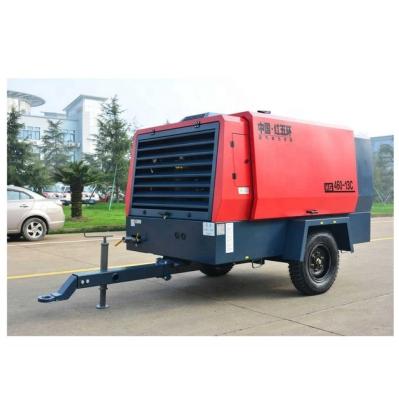 China New Energy Mining Industry Lubricated Portable Diesel Airstone Screw Air Compressor 14bar 425cfm for sale