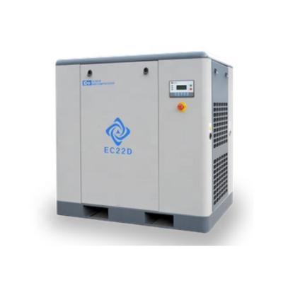 China Lubricated Industrial 30HP Compressed Air For Cement Manufacturing Screw Air Compressor for sale