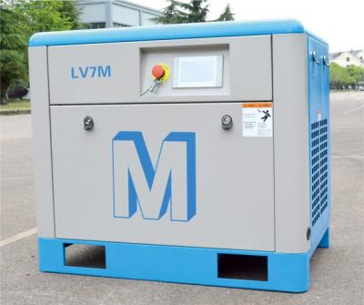 China 7.5kw HONGWUHUAN VSD LV7M plastic industry lubricated screw permanent magnet air compressor for sale