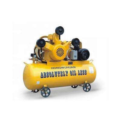 China China Cheap Air Cooling Lubricated Quiet Piston 7.5kw 10hp Mobile Oil Free Air Compressor for sale