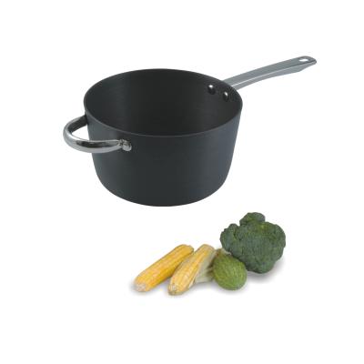 China Sustainable Aluminum Nonstick Soup Pot Set Hard-Anodized S/S Handle Cooking Pots for sale