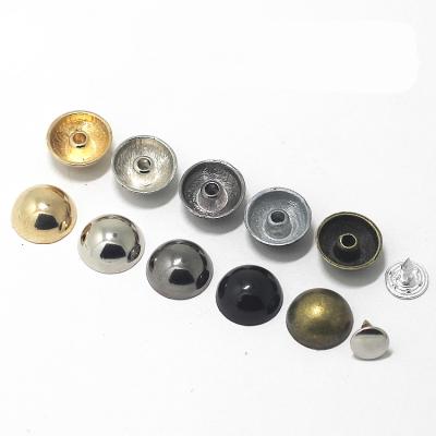 China 2021 New High Quality Nickel Free Belt 6-15mm Mushroom Metal Main Rivet for sale