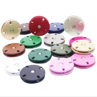 China 2021 Latest Fashion Viable Washable Nickel Free Custom Colorful Invisible Dry Cleaning Hole Hidden Button Sewing Press The Snap Button for sale