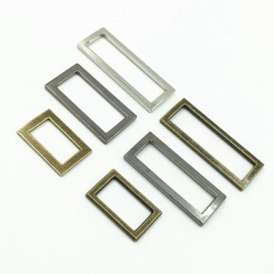 China Square Buckle Zinc Alloy Buckle For Belt Clothing Handbag Cover Square Buckle for sale