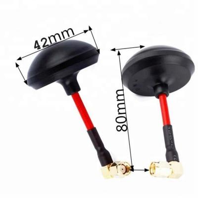 China 5.8G 2.4G 3DBI Gain TX RX Mushroom FPV Antenna With SMA Connector 71*42mm for sale