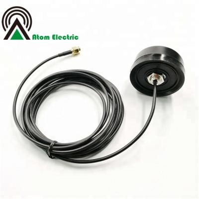 China 868MHZ lora round pebble antenna with SMA male connector 46*14mm for sale