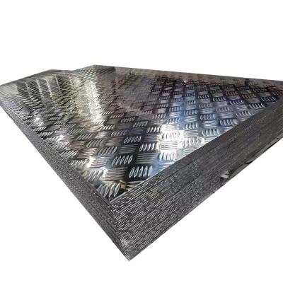 China Container Plate High Quality Hot Rolled Galvanized Galvanized Checkered Coil Steel Plate Galvanized Checkered Plate for sale