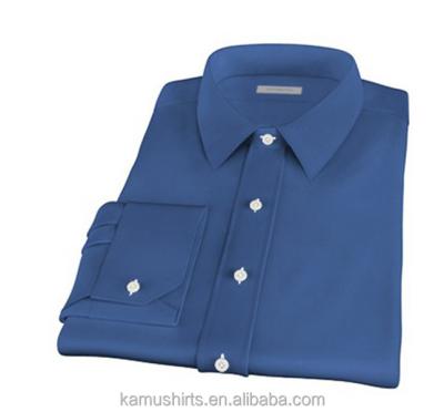 China Anti-pilling Men's Office Dress Shirts for sale