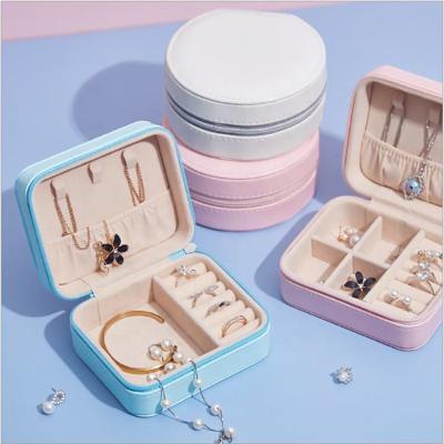 China Fashionable and Simple Factory Direct High Quality Handmade Luxury Low MOQ Travel Exquisite Jewelry Bag in Box and Case with Logo For Earrings for sale