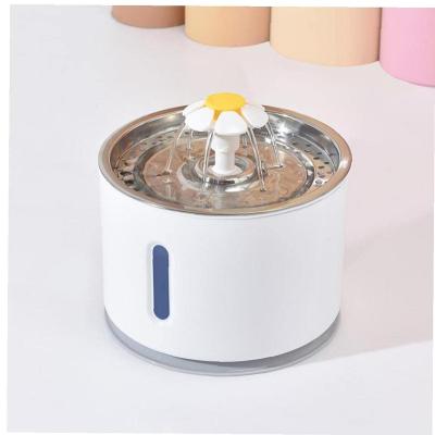 China 2022 automatic new products! ! ! China Wholesale Pet Filtered Water Fountain 2.4L Capacity Stainless Steel Pet Water Fountain For Small Pets for sale