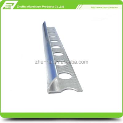 China Aluminum foil punched anodizing step nosing / laminate stair treads / laminate floor stair step for sale