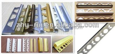 China Aluminum Anti-Slip Tile Trim Punch Hole Stair Sniffing /stair Edge / Ceramic Tile Trim for sale