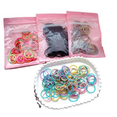 China Fashion / Simple Customized Hair Circle Good Quality Attractive Style A Small Durable Bright Silk Elastic Band for sale