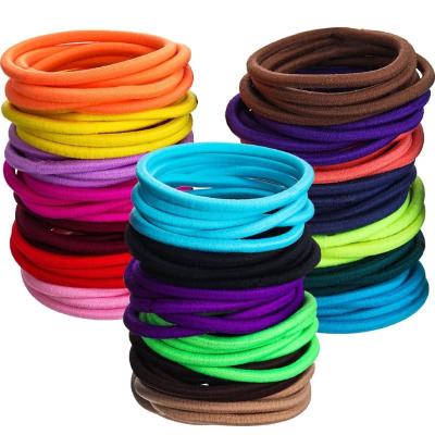 China A high elastic women's large size simple custom-made hair accessories hair band does not hurt the simple hair hair tie for sale