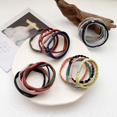 China Fashion/simple wholesale made in china hair tie various good quality korean printed leather letter band styles for sale