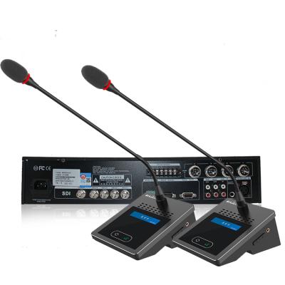 Κίνα Professional Gooseneck Wired Conference Microphone System Black Aluminum Alloy προς πώληση