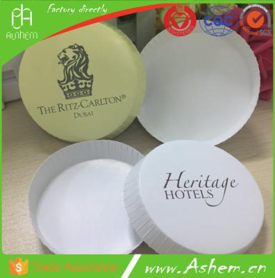 China Viable hot sale disposable hotel paper glass cover cup lid cup cover with logo printing, IC-915 for sale