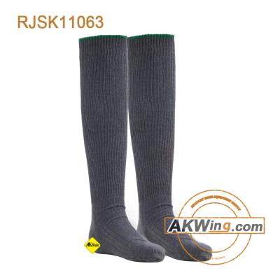 China Gray Military Socks Men Antibacterial Wool Socks Government Issue Army Socks for sale