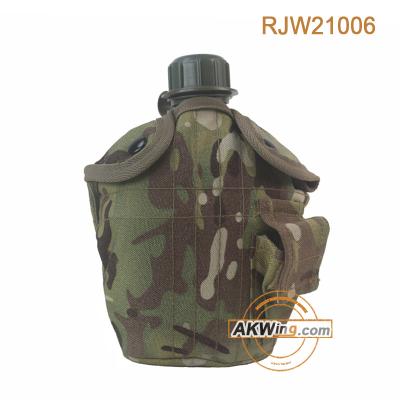 China Plastic Aluminum Water Bottle Military Canteen Army Aluminum Water Bottle for sale