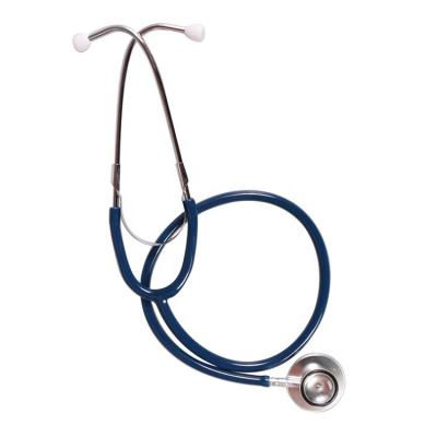 China Hot Sale Professional Medical Metal Double Head Stethoscope With Cold-proof Ring for sale