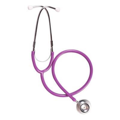 China Aluminum Stethoscope Metal Manufacturer Medical Stethoscope Double Head for sale