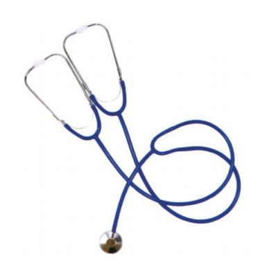 China Metal Single Head Teaching Medical Stethoscope With Double Tubing for sale