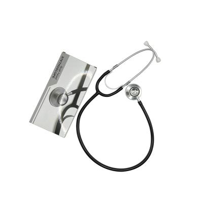 China Wholesale Customization Double Head Medical Economical Aluminum Stethoscop Cardiology Health Care Standard Stethoscope for sale