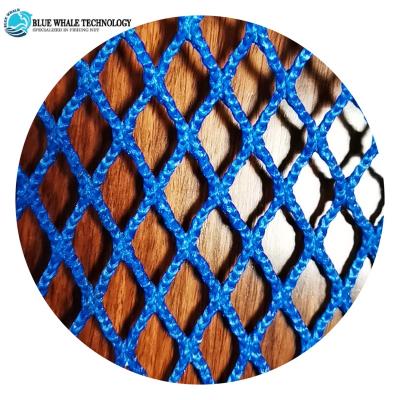 China High abrasion resistance knotless PE of multifilament or nylon fishing net for sale