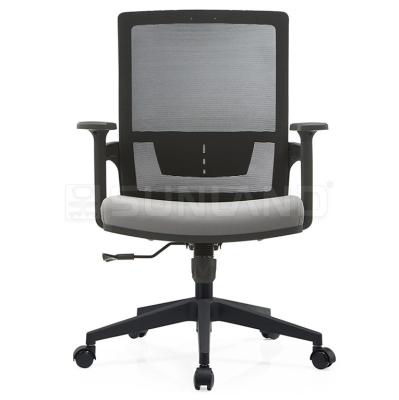 China (Size) 2107B Wholesale Custom Cheap Office Adjustable Chairs 2022 Use Commercial Furniture Full Mesh Ergonomic Mid Back Office China China Chair for sale