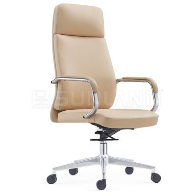 China (Size) 2012A PU Boss Adjustable High Quality Luxury Chair 2022 Adjustable Home Office Furniture Ergonomic Chair Sunland for sale