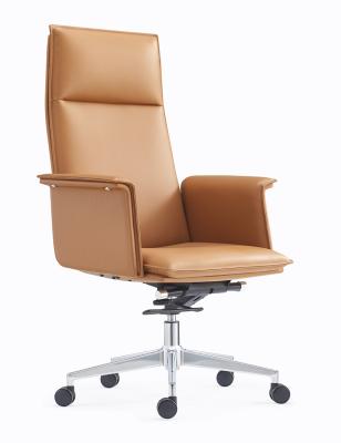 China SL-2006A Foshan furniture synthetic manufactur offic leather adjustable chair executive swivel chair (height) for sale