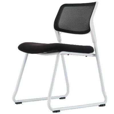 China Back Office Waiting Chair SL-1633C White Plastic Reception Chair With Factory Price for sale