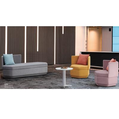 China Creative leather office sofa set (from the office to the other) regional business adjustable modern leisure reception desk SF798 small for sale