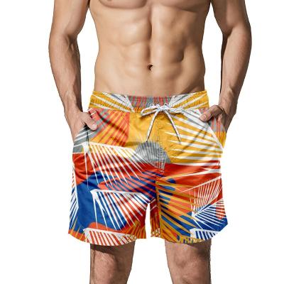 China Hip Hop Men's Swim Summer Vacation Beach Fitted Shorts Running Cool Color Quick Dry Breathable Short Trunks With Drawstring And Pockets ST-FLD19 for sale