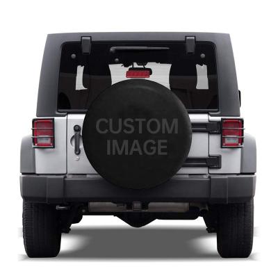 China Excellent Equipment Spare Tire Cover Custom Waterproof Rustproof Oxford Silvering Wheel Covers Personalized Available Car Tire Bag Wheel Cover Truck Jeep Accessory for sale