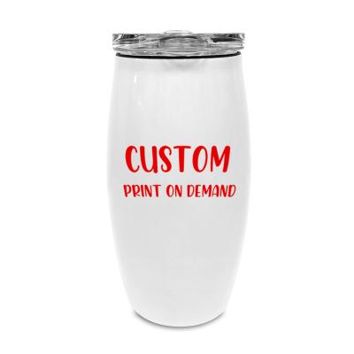 China Viable Hot Selling Double Wall Stainless Steel Coffee Mug Travel Mug Stainless Steel Football Insulated Outdoor Double Tumbler Tumbler for sale