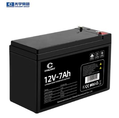 China Home Appliances Coslight Lifepo4 Lithium Batteries 12v 7ah Lead Acid Battery for sale