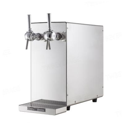 China Soda water dispenser machine with carbonator and cooling system to dispense sparking water TW-SM-DT*F for sale