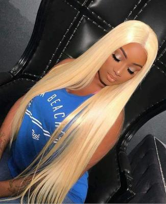 China Can Be Dyed And Bleached Raw Indian Human Hair 613 HD Blonde Swiss Lace Wig, 613 Lace Front Wigs, Wig Blonde 613 Full Lace Human Hair Wigs for sale