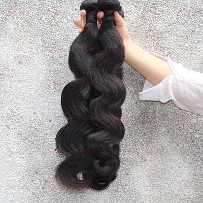 China Pelucas 100% Humanas Body Wave Hair, Raw Unprocessed Virgin Brazilian Hair Bundles Body Wave Bundles With Closure for sale