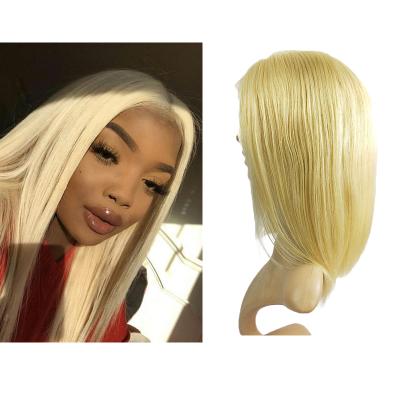 China Can Be Dyed And Bleached Short Lead Hair Wig, 613 Lead Blonde Wigs, 8 10 12 14 Inch Lead HD Lace Front Wig for sale