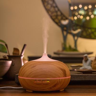 China Hotel 300ml Wooden Ultrasonic Oil Diffuser Humidifier FD24 for sale