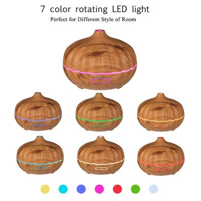 China 550ml Hotel Essential Oil Diffuser Wooden Humidifiers for sale