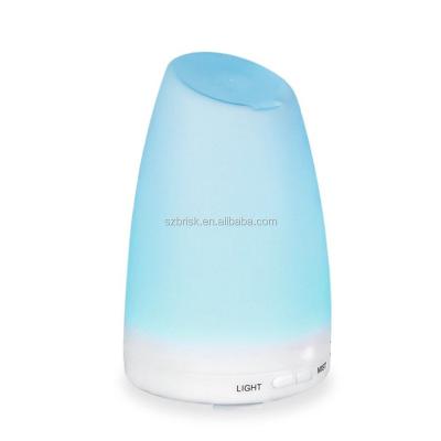 China Hot Sale 7 Colors LED Aroma Humidifier Air Aromatherapy Essential Oil Diffuser 120ml Ultrasonic Cool Mist Humidifier for sale