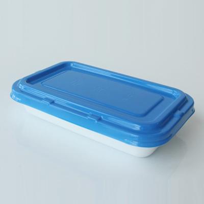 China Household Products Air Line CPET Meal Tray Plastic Ovenproof Double Tray for sale